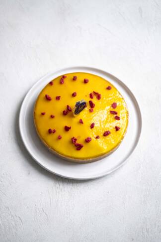 Tarte framboise-passion 4 pers.